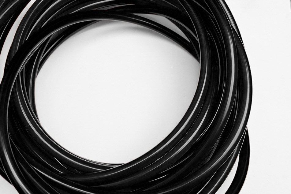 Conduit for fiber optic protection applications in color black